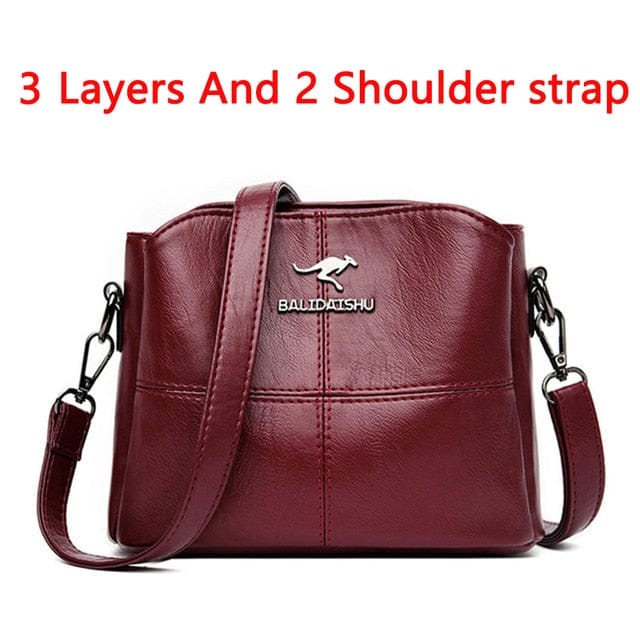 Women Embroidery Tote Bag High Quality Leather Ladies Handbags BENNYS
