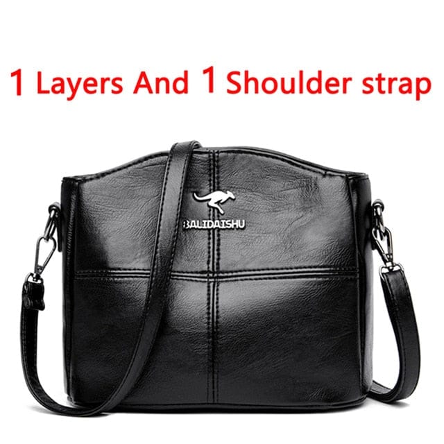 Women Embroidery Tote Bag High Quality Leather Ladies Handbags BENNYS