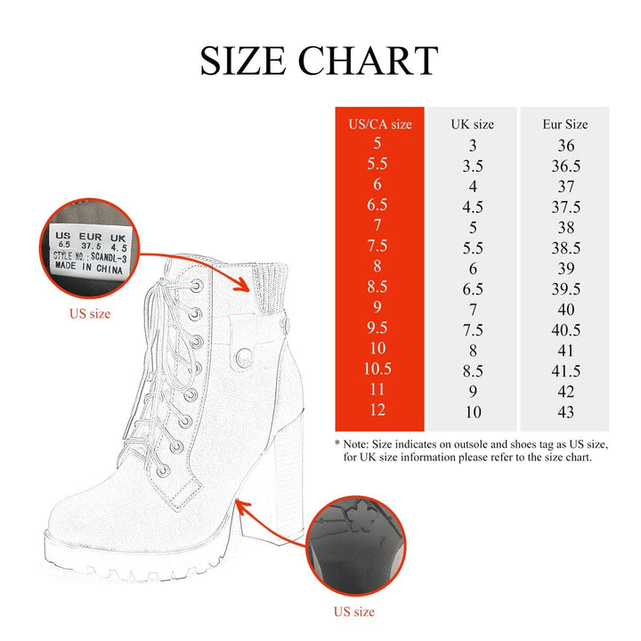Women's Fashion Ankle Boots Chunky High Heel BENNYS