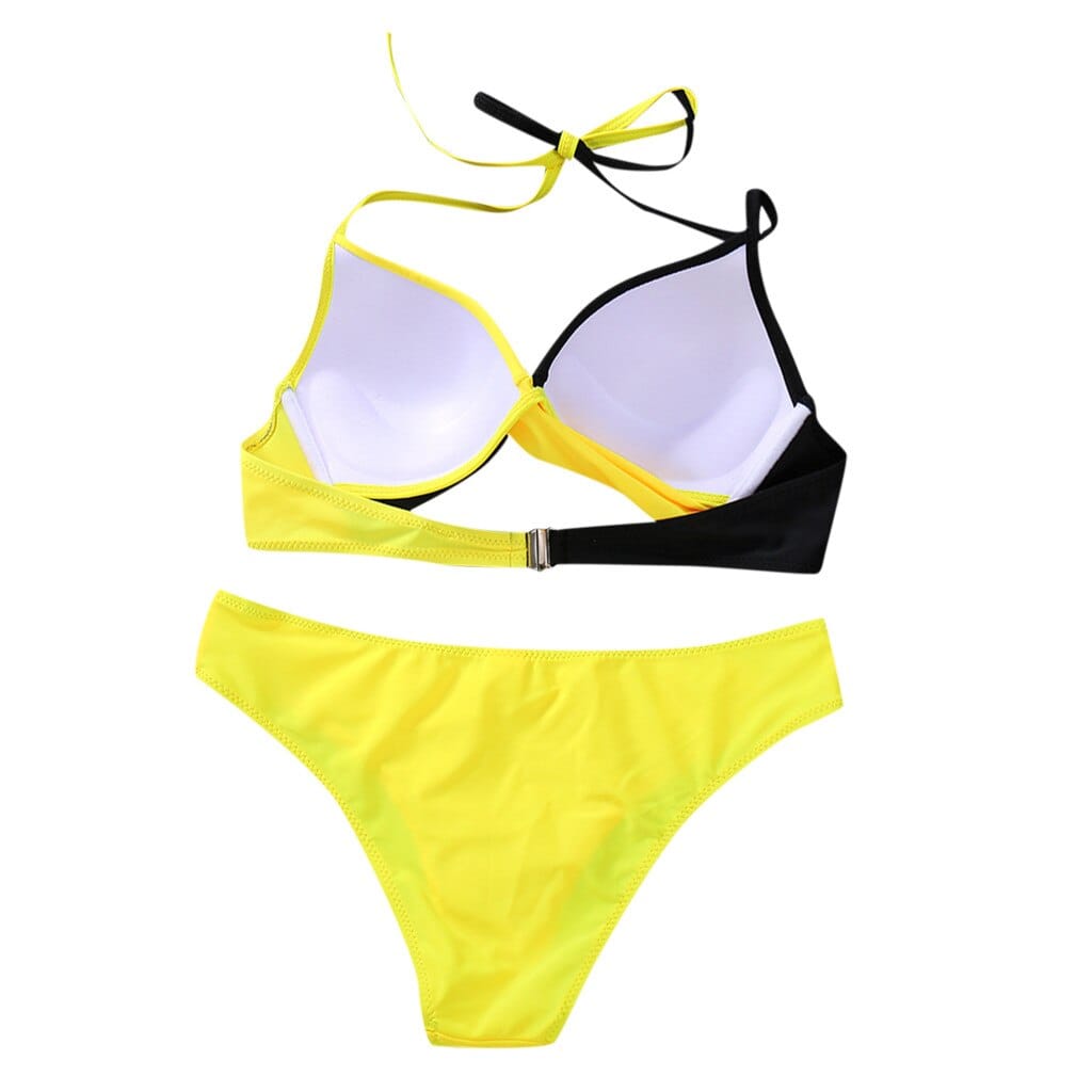 Women's Padded Push-up Bra Bikini Bathing Suit BENNYS