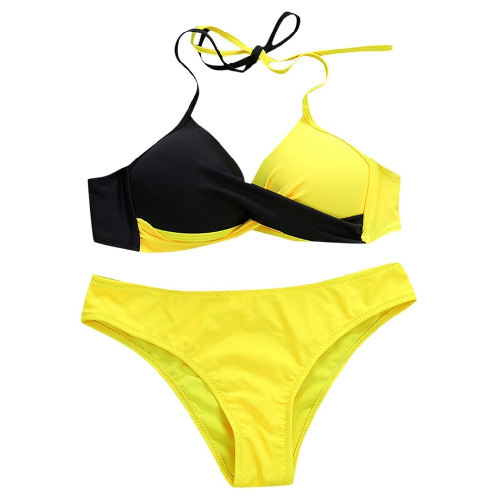 Women's Padded Push-up Bra Bikini Bathing Suit BENNYS