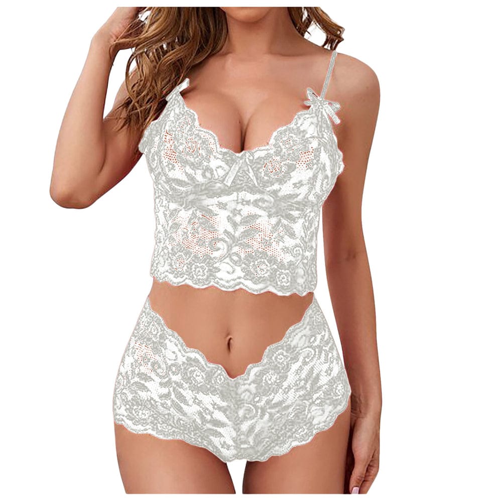 Women's See-through Lace Sling Adjustable Chest Wrap Three-point Suit BENNYS