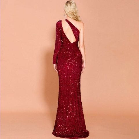 Women's Sexy  Shoulder Sequin Dresses BENNYS