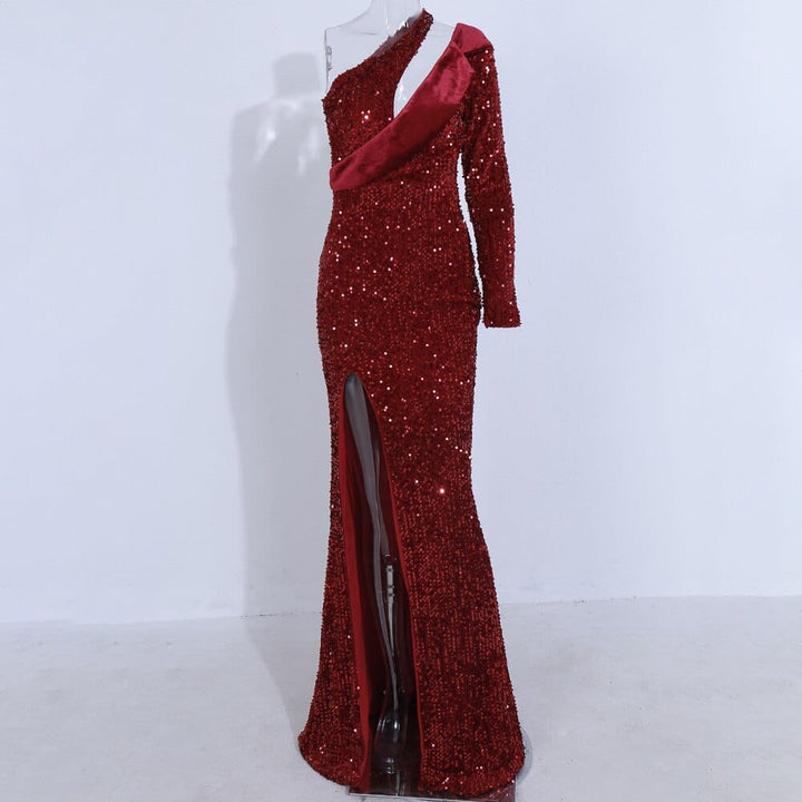 Women's Sexy  Shoulder Sequin Dresses BENNYS