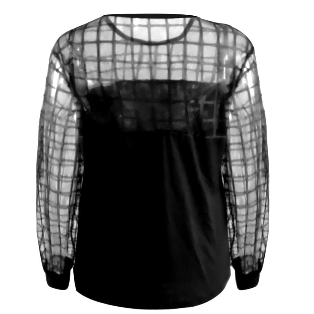 Women's Sexy Solid Color O Neck Tops BENNYS