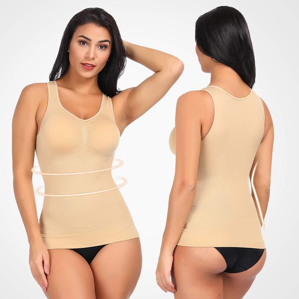Women Shapewear Smooth Body Shaping Camisole Tank Tops Plus Size Slimming Underwear  Seamless Compression Shaper