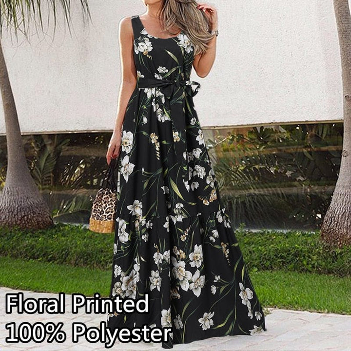 Women's Summer Maxi Swing Sundress BENNYS
