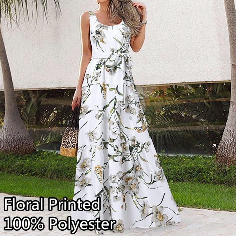Women's Summer Maxi Swing Sundress BENNYS