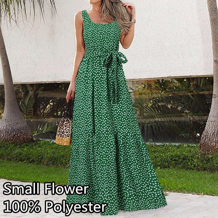 Women's Summer Maxi Swing Sundress BENNYS