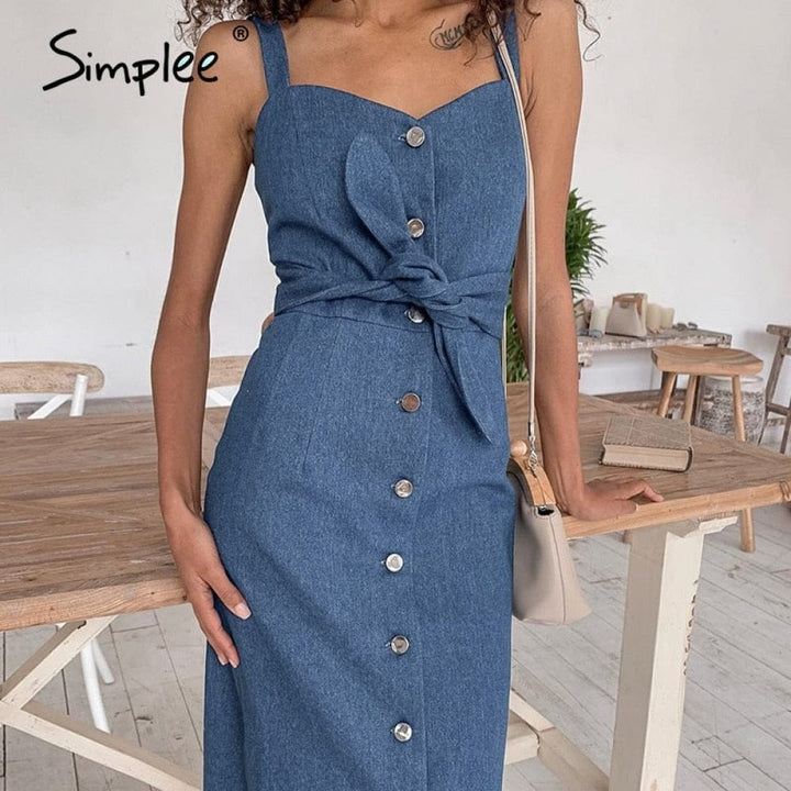 Women's Vintage denim casual/ business dress BENNYS