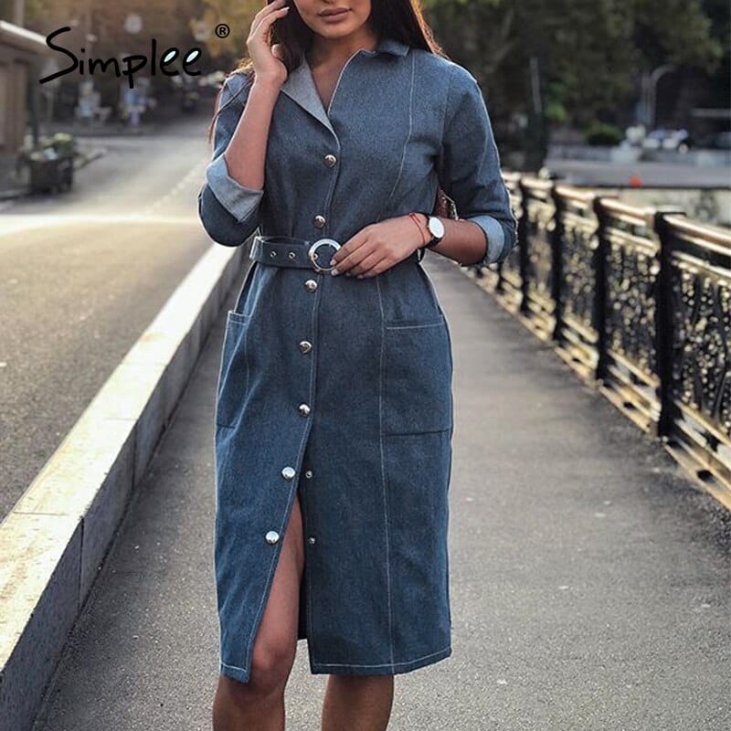 Women's Vintage denim casual/ business dress BENNYS