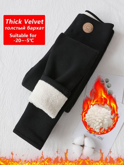 Women's Winter Leggings Slimming Velvet Thermal Pants Tight BENNYS