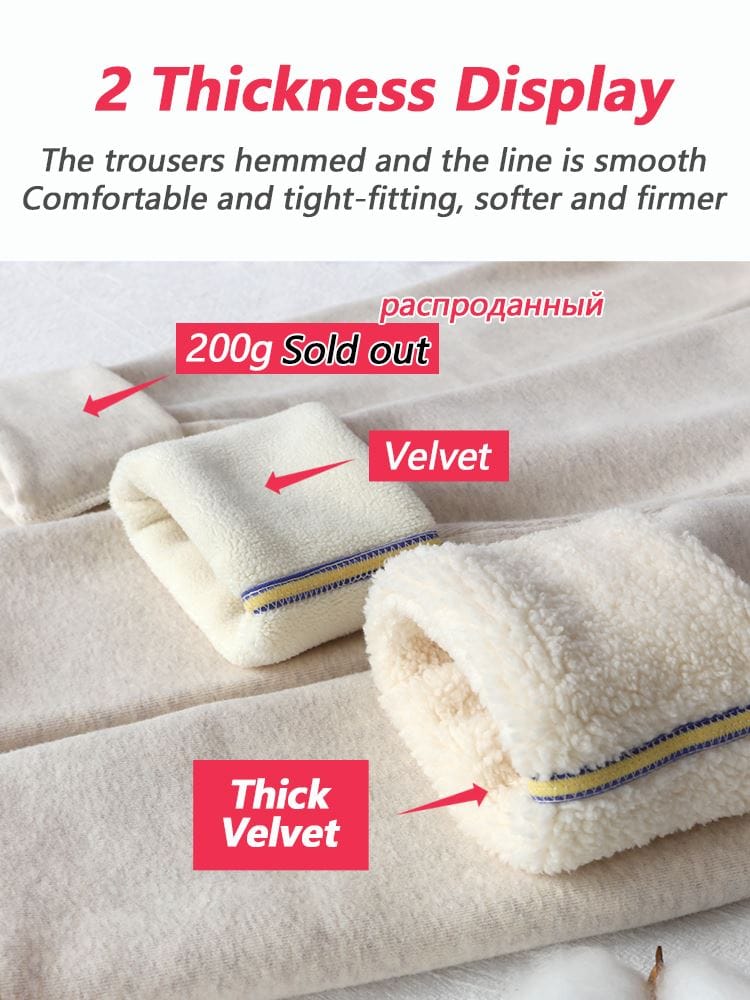 Women's Winter Leggings Slimming Velvet Thermal Pants Tight BENNYS