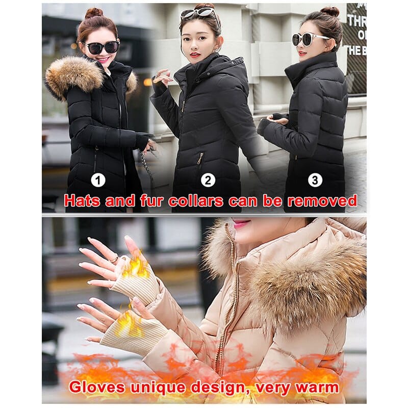 Women's Winter Warm Jacket With Hood BENNYS