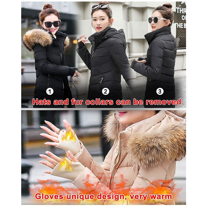 Women's Winter Warm Jacket With Hood BENNYS