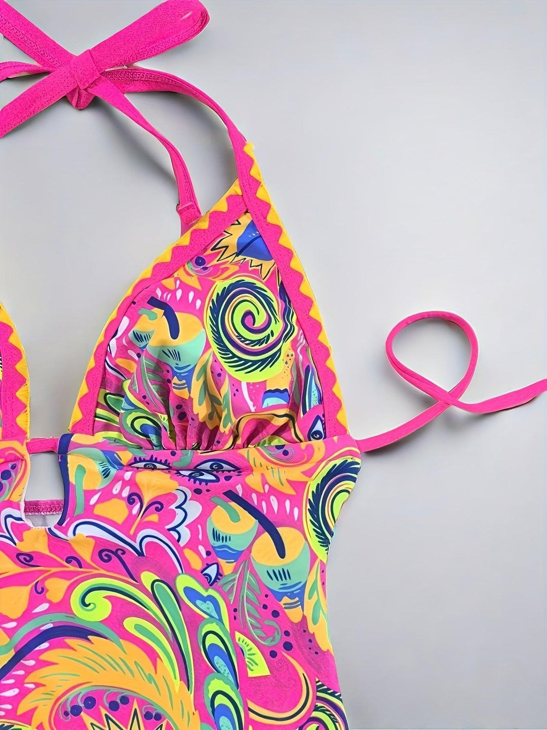 Vibrant One-Piece Women's Swimsuit-swimsuit-Bennys Beauty World