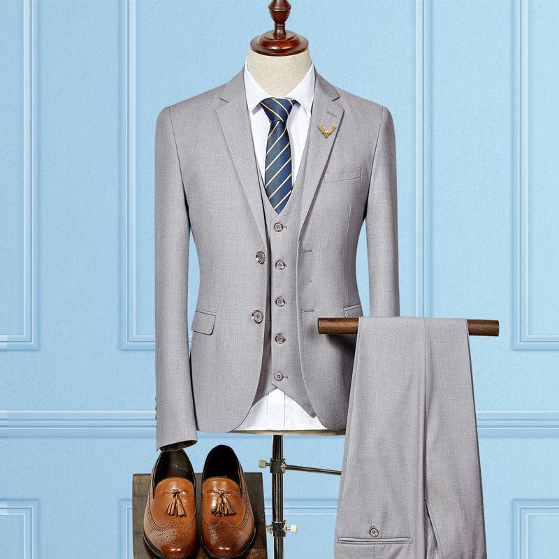 Light Grey Suits for Men, Men Suit 3 Piece, Bespoke for Men, One Button  Suits, Dinner Suits, Wedding Groom Suits, Slim Fit Suits -  Canada
