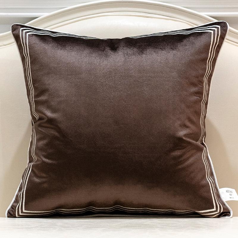 Embroidered Throw Pillow Cover