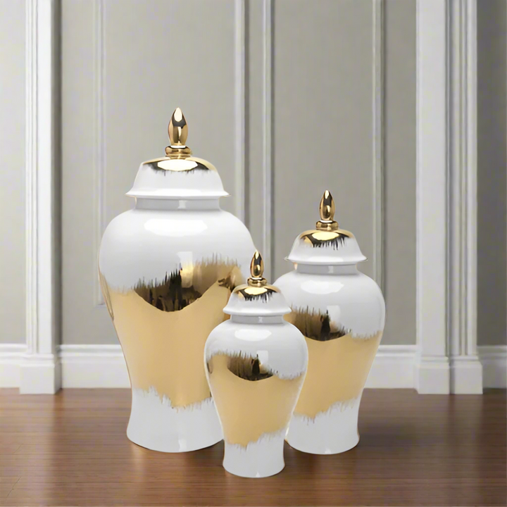 Ceramic flower vase for livingroom-Vase-Arlik interiors