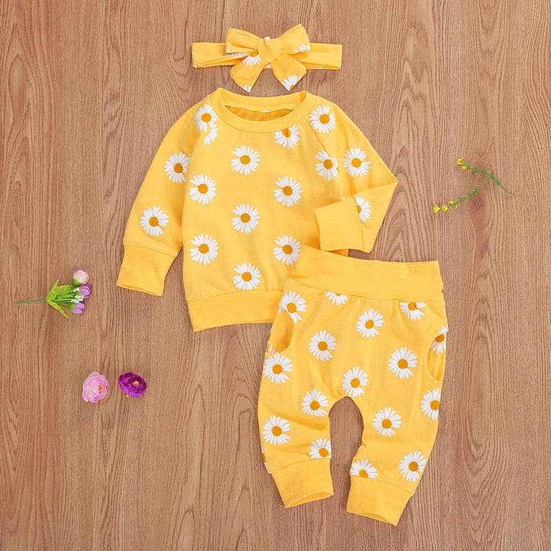 0-24M Toddler Newborn Infant Baby Girl Cotton 2Pcs Outfits Bennys Beauty World