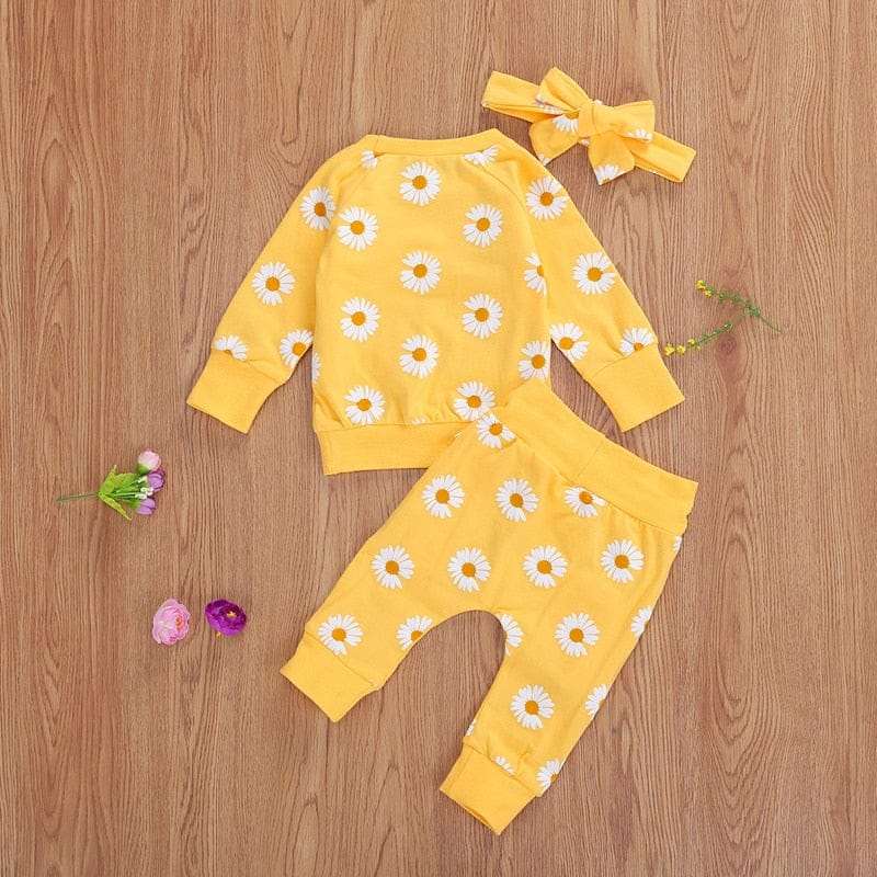 0-24M Toddler Newborn Infant Baby Girl Cotton 2Pcs Outfits Bennys Beauty World