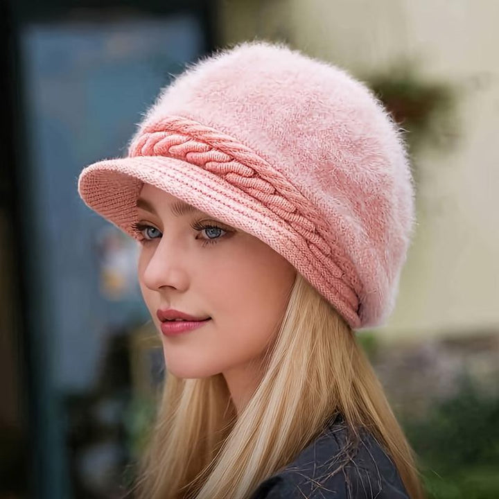 Thick Knit Winter Hat for Women Warm Christmas Hat-Hat-Bennys Beauty World