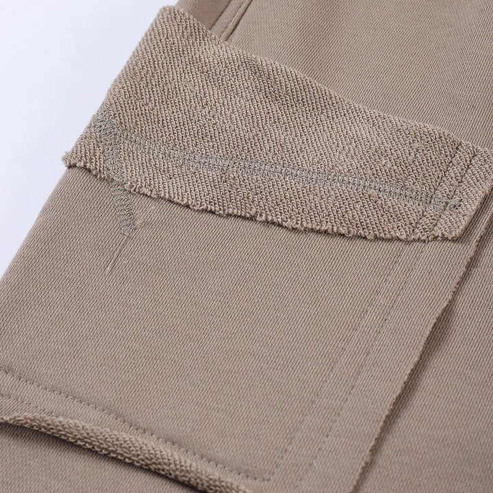 Multi Pocket Solid Casual Pants For Men-Pant-Bennys Beauty World