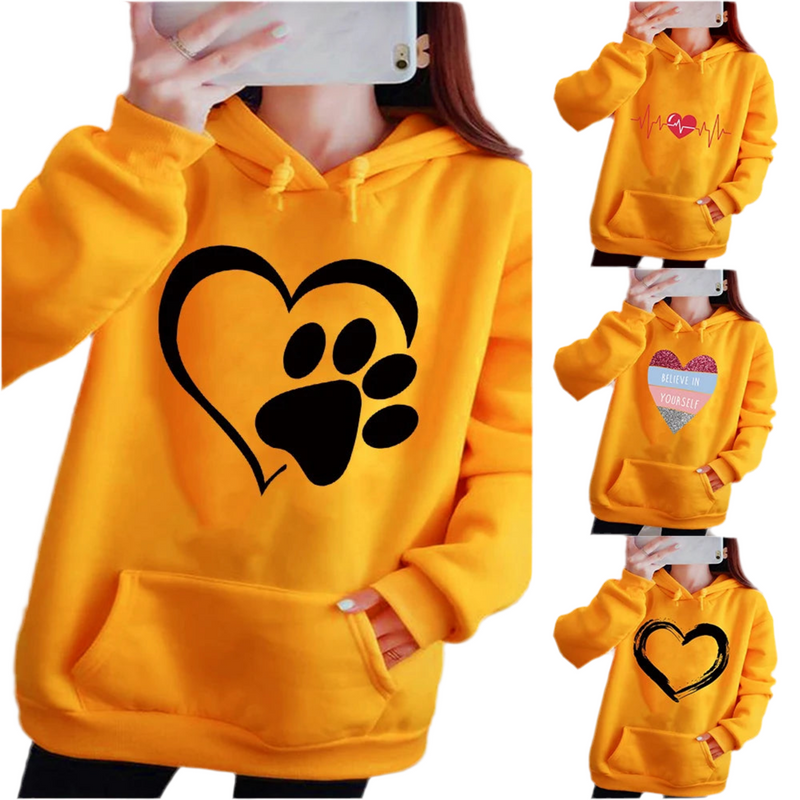 Women’s Paw Print Hoodie