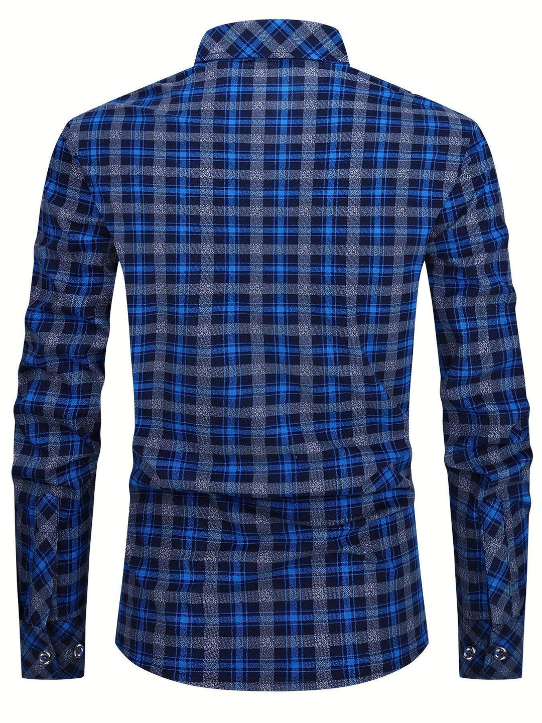 2 pcs Men's Long Sleeve Button-Up Shirts