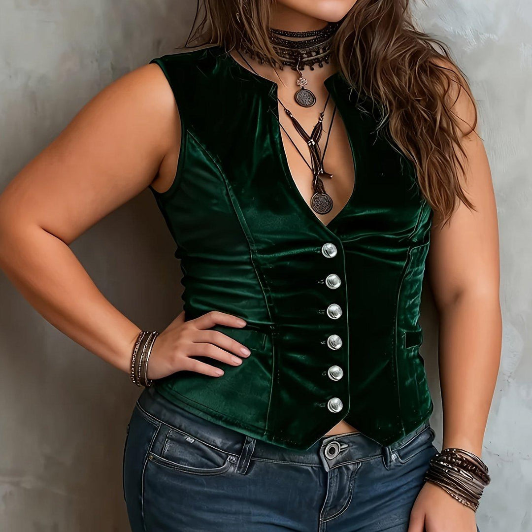 Plus Size, Plus-size Women's Elegant Vest Women's Elegant Vest