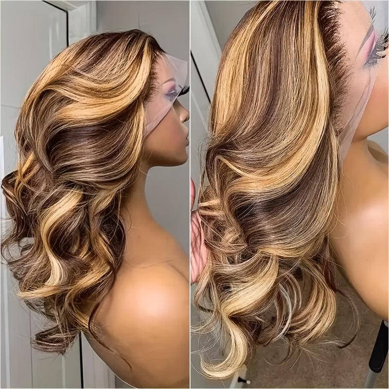 Ombre Lace Front Wig Human Hair Body Wave - Bennys Beauty World