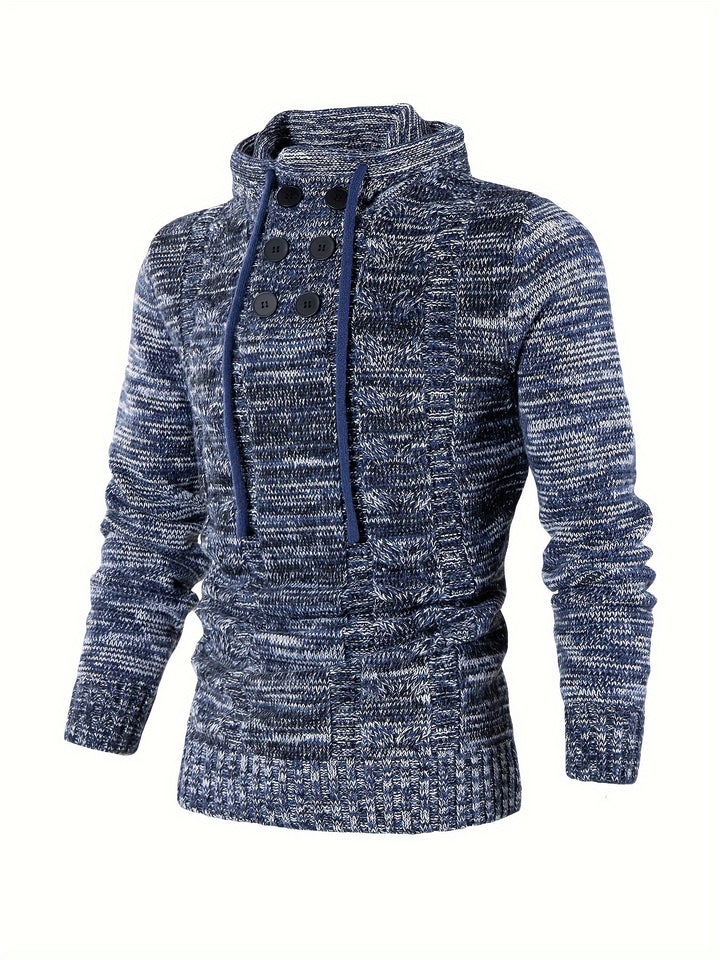 Knitted Sweater Hoodies For Men-Bennys Beauty World