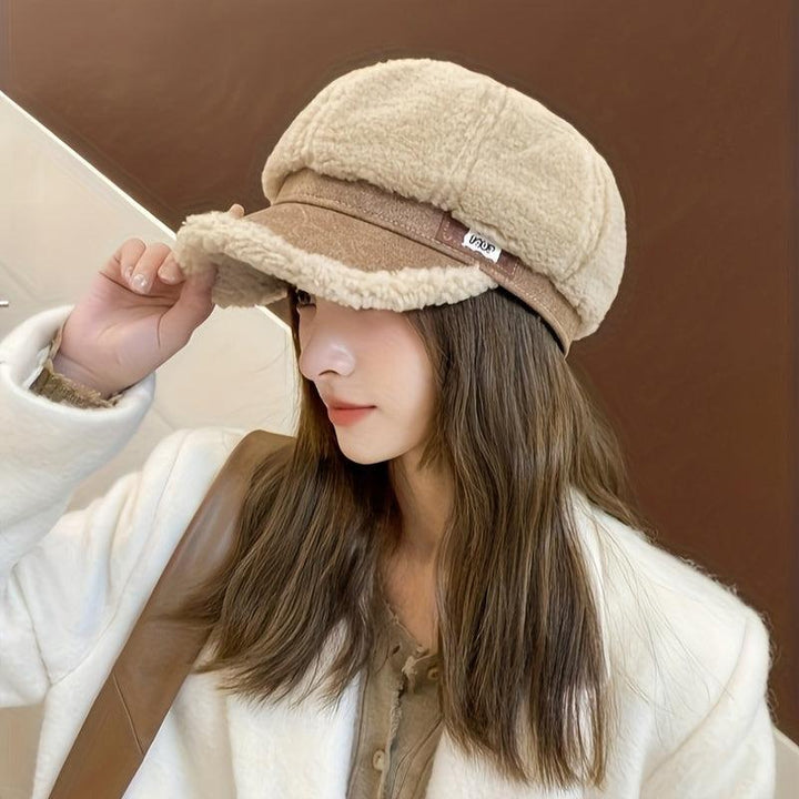 Women's Winter Knit Cap - Soft Fleece-Like Wind-Resistant Design-Bennys Beauty World