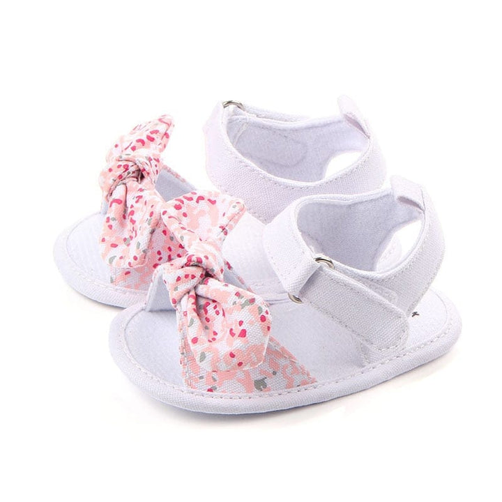 1 Pair Baby Non-Slip Bowknot  First Shoes Bennys Beauty World