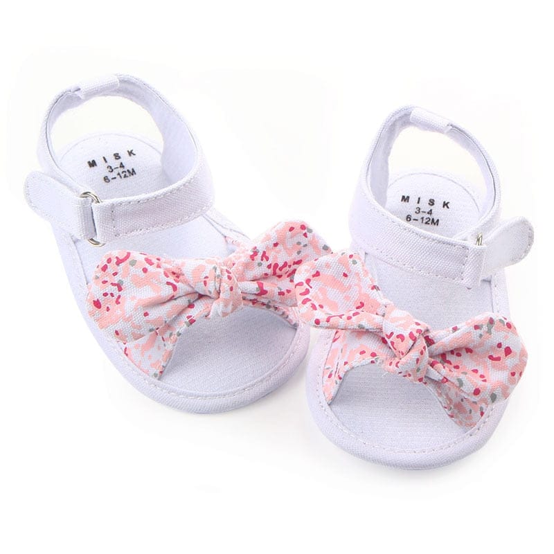 1 Pair Baby Non-Slip Bowknot  First Shoes Bennys Beauty World