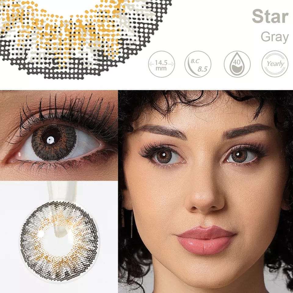 1 Pair Makeup 3 Tone Contact Lenses Bennys Beauty World