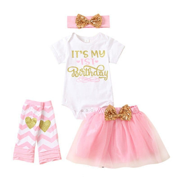 1 Year Baby Girl Birthday Dress Toddler Kid Girl Princess Dress Bennys Beauty World