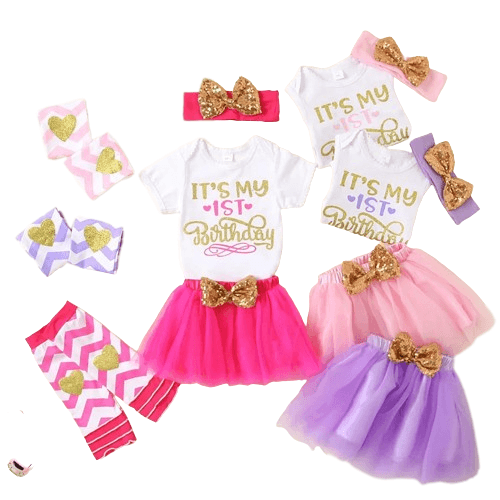 1 Year Baby Girl Birthday Dress Toddler Kid Girl Princess Dress Bennys Beauty World