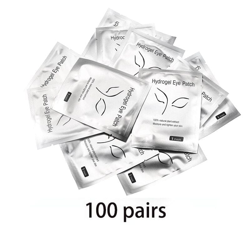 10/50/100 Pairs Eyelash Extension Paper Patches Makeup Tools Bennys Beauty World