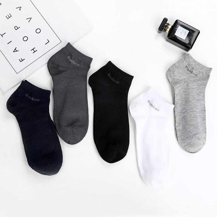 10 Pairs / Pack Men's High Quality Breathable Anti-Bacterial  Ankle Socks Bennys Beauty World