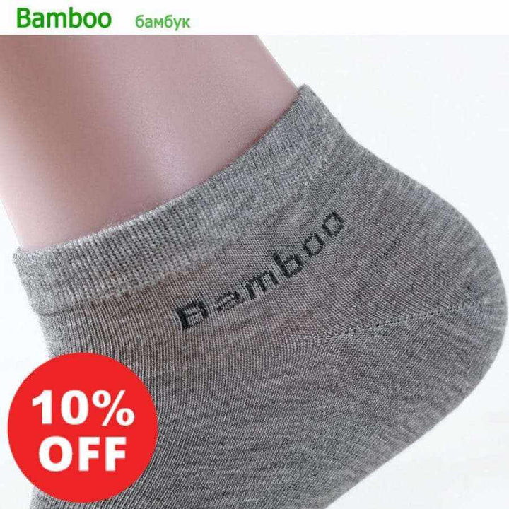 10 Pairs / Pack Men's High Quality Breathable Anti-Bacterial  Ankle Socks Bennys Beauty World