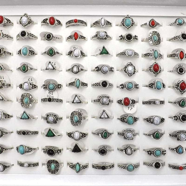10 pcs Random Color Rings Bennys Beauty World