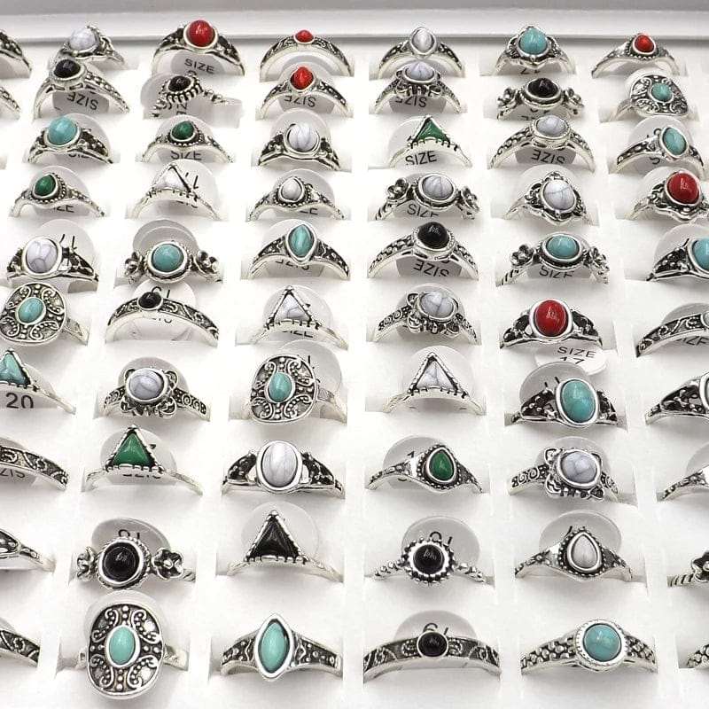 10 pcs Random Color Rings Bennys Beauty World