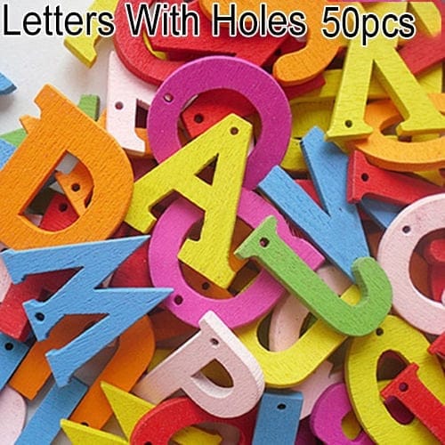 100Pcs Colorful Letters And Numbers Wooden Learning Tools For Kids Bennys Beauty World