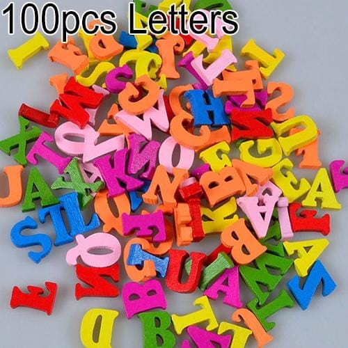 100Pcs Colorful Letters And Numbers Wooden Learning Tools For Kids Bennys Beauty World