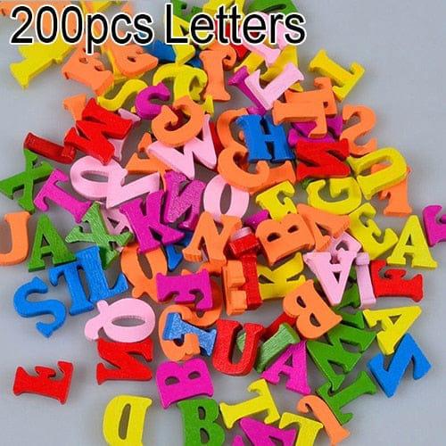 100Pcs Colorful Letters And Numbers Wooden Learning Tools For Kids Bennys Beauty World