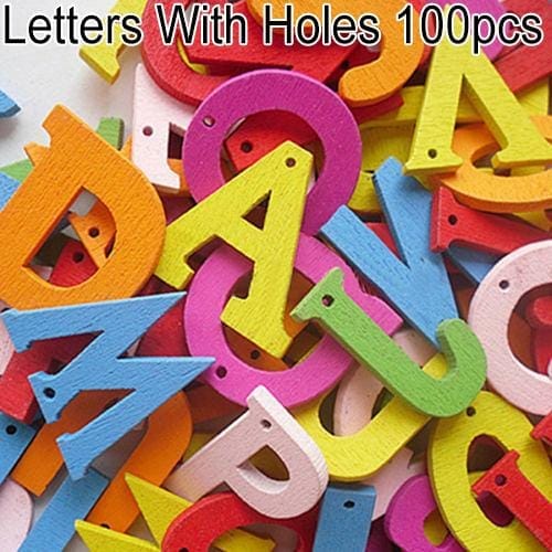 100Pcs Colorful Letters And Numbers Wooden Learning Tools For Kids Bennys Beauty World