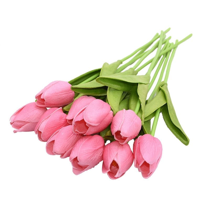 10PCS Tulip Artificial Flower Real Touch Artificial Bouquet Bennys Beauty World