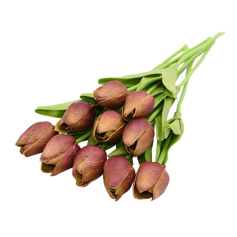 10PCS Tulip Artificial Flower Real Touch Artificial Bouquet Bennys Beauty World