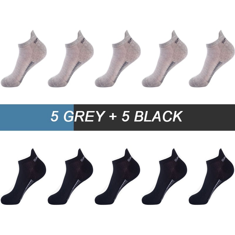 10Pairs High Quality Men Ankle Socks Bennys Beauty World